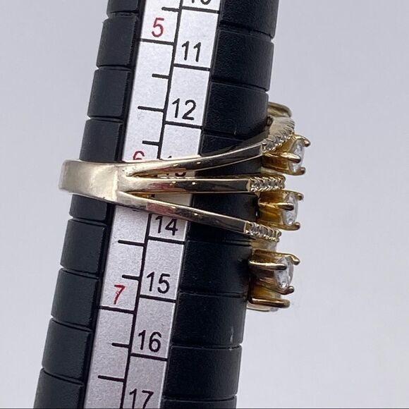 Stunning Sterling Silver Layered wrap Cocktail Ring Size 6 - Picture 7 of 7